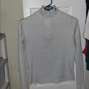 Polo zip up turtle neck